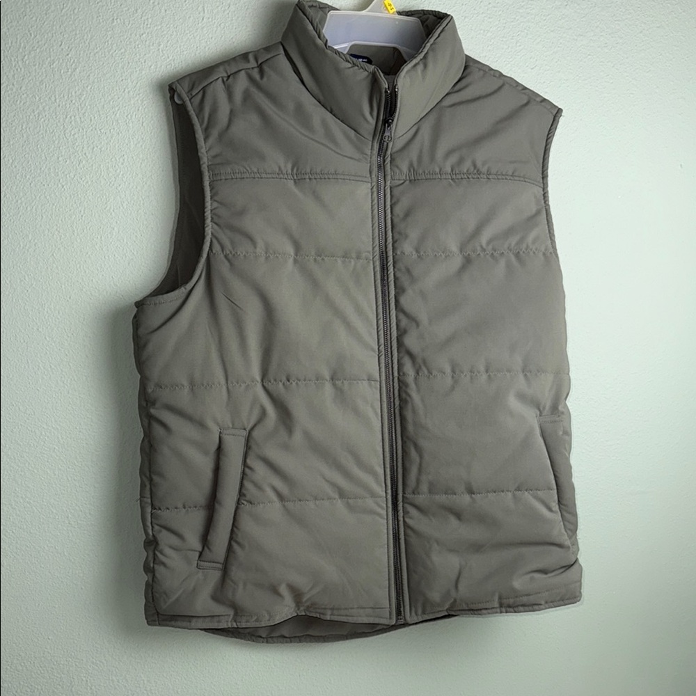 Men's Gray Puffer Vest